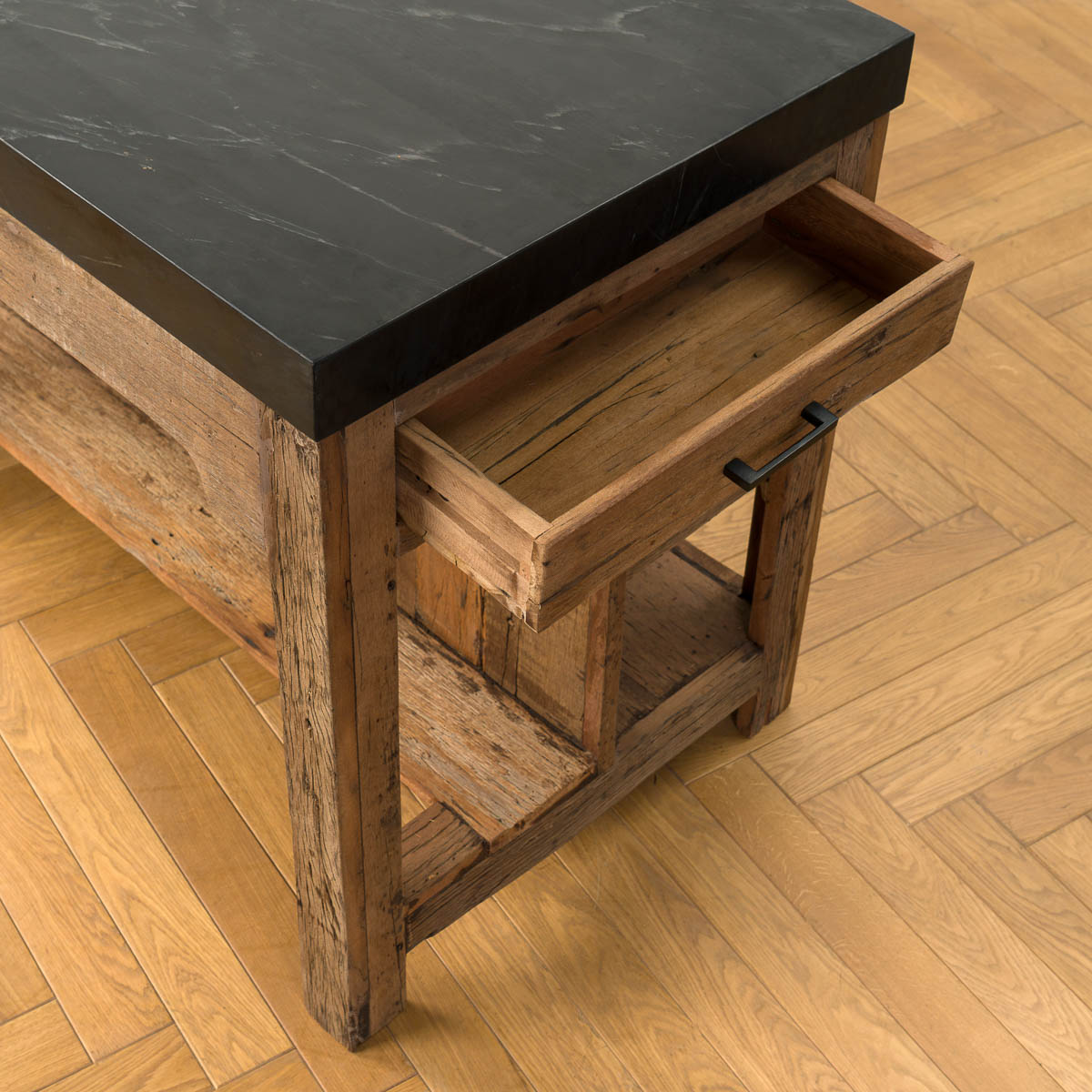 Counter-With-Sliding-Table-