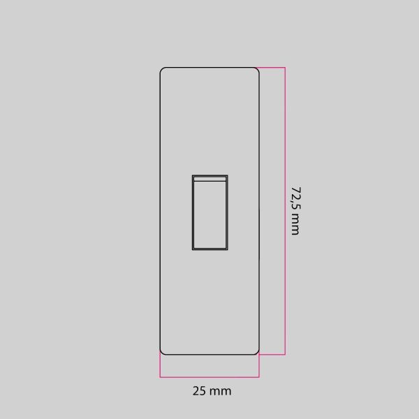 Inline Rocker Switch White