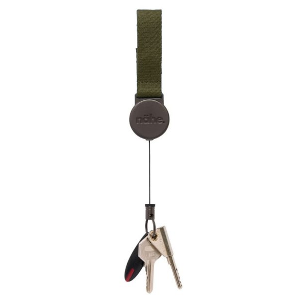 Extendable Keyring Green