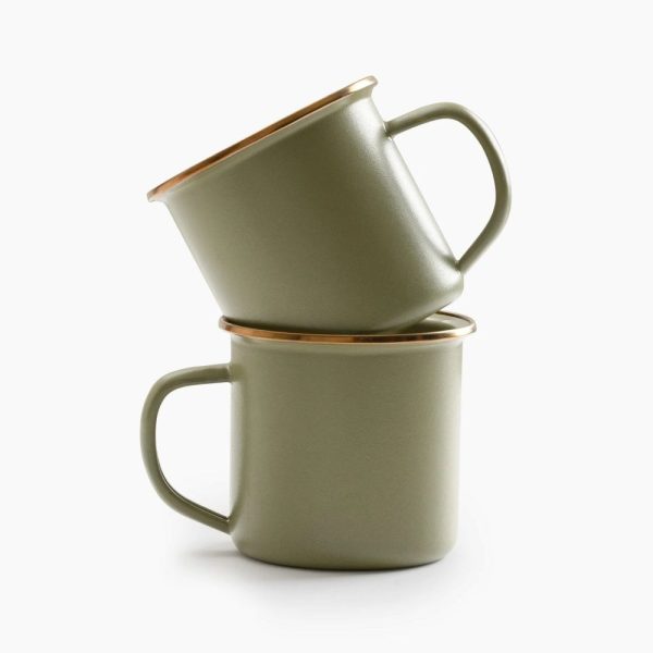 Enamel Mug Olive